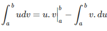 integration by parts for definite integral Rule 2