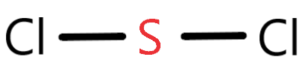 Connect sulfur and chlorine in scl2