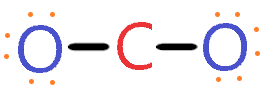 Place remaining valence electron in co2 molecule