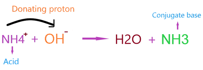 Why NH4+ is an acid?