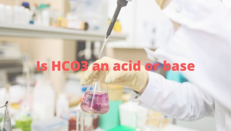 Is bicarbonate (HCO3-) an acid or base?