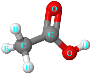 CH3COOH lewis structure molecular geometry