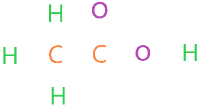 central atom in CH3COOH lewis structure