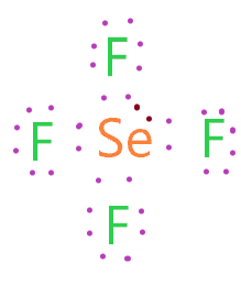 Total number of valence electron available for the SeF4 lewis structure