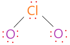Unstable ClO2- lewis structure
