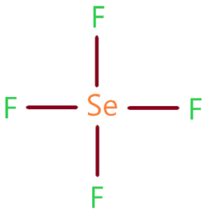 connect selenium with fluorine atom