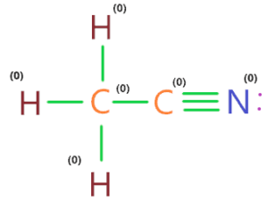 CH3CN lewis structure 