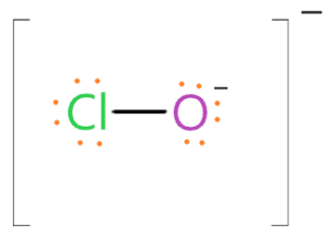 Best and stable Hypochlorite (ClO-) lewis structure