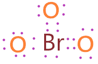 valence electron in BrO3- lewis structure