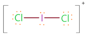 ICl2+ lewis structure