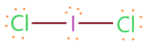 ICl2- electron dot structure