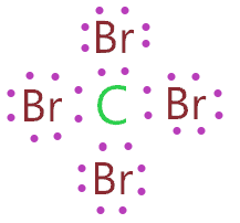 Total number of valence electrons available for drawing the lewis structure of CBr4