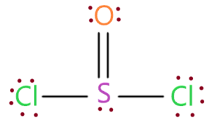 correct lewis structure of SOCl2