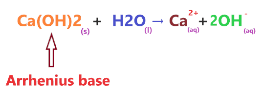 why ca(oh)2 is a base?