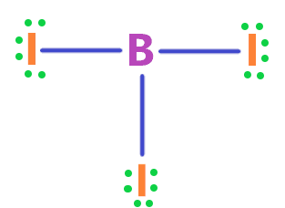 BI3 Lewis dot structure