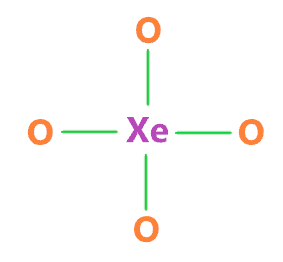 skeletal structure of xeo4