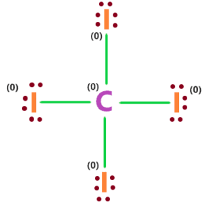 formal charge in CI4 lewis structure