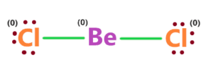 formal charge in becl2 lewis structure