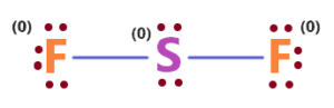 formal charge in sf2 lewis structure