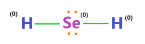 Formal charge in H2Se lewis structure