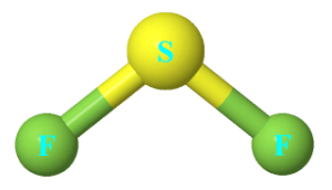 SF2 molecular geometry or shape