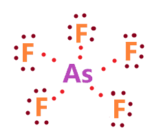 Total number of valence electron available for the AsF5 Lewis structure