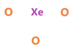 central position in xenon trioxide lewis structure