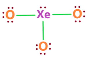 completing octet in xeo3 molecule