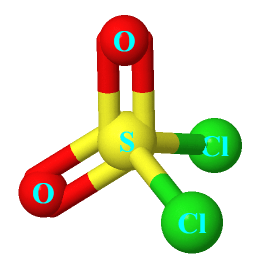 SO2Cl2 lewis structure molecular geometry