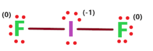 formal charge in IF2- lewis structure