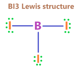 BI3 Lewis structure