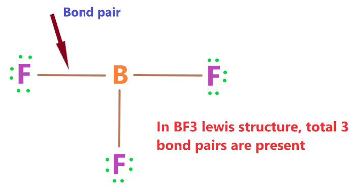 bond pair in bf3 lewis structure