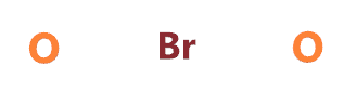 central atom of BrO2-