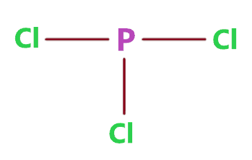 PCl3 skeletal structure