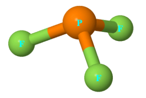 PF3 molecular geometry or shape