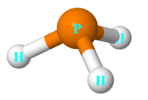 PH3 molecular geometry or shape