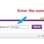 step 1 in using valence electron calculator-min