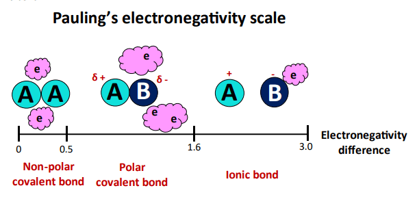 how to know if bond polar or nonpolar based on electronegativity?