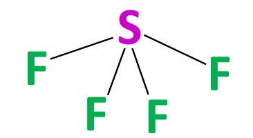 sf4 skeletal structure