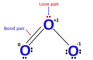 bond pair and lone pair in o3 lewis structure