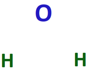 central atom in h2o