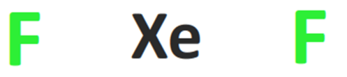 central atom in xef2