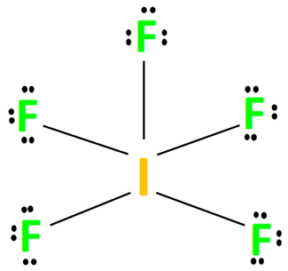 competing octet of outer atom in if5