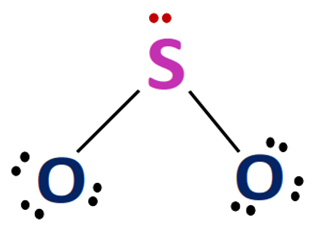 complete octet of central atom in so2