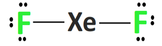 complete octet of outer atom in xef2