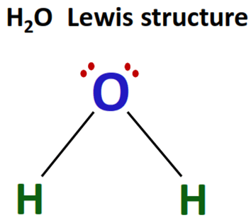 Water (H2O) lewis structure