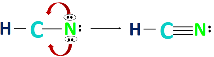 hcn lewis dot structure