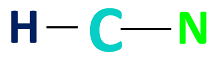 hcn skeletal structure