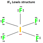 IF5 Lewis structure, molecular geometry, bond angle, hybridization