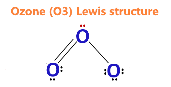 ozone (o3) lewis dot structure